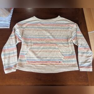 Prana Cream Textured Knit Top Size Small